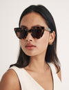 Tortoiseshell Cat-eye Cecily Sunglasses