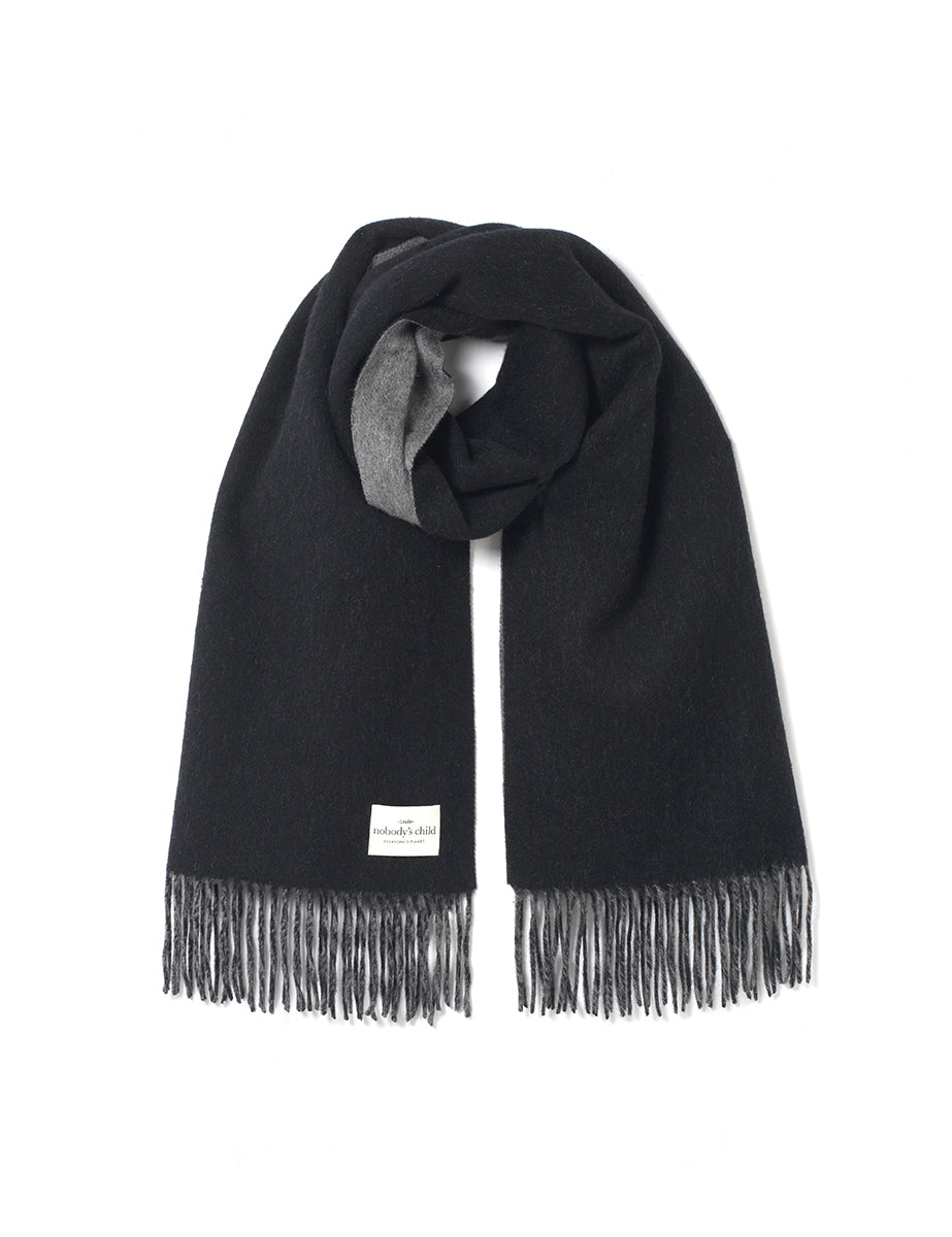 Grey Wool Scarf