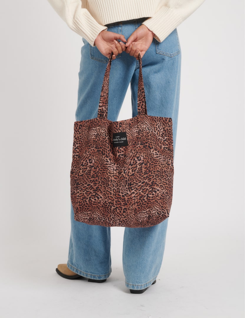 Leopard Print Tote Bag