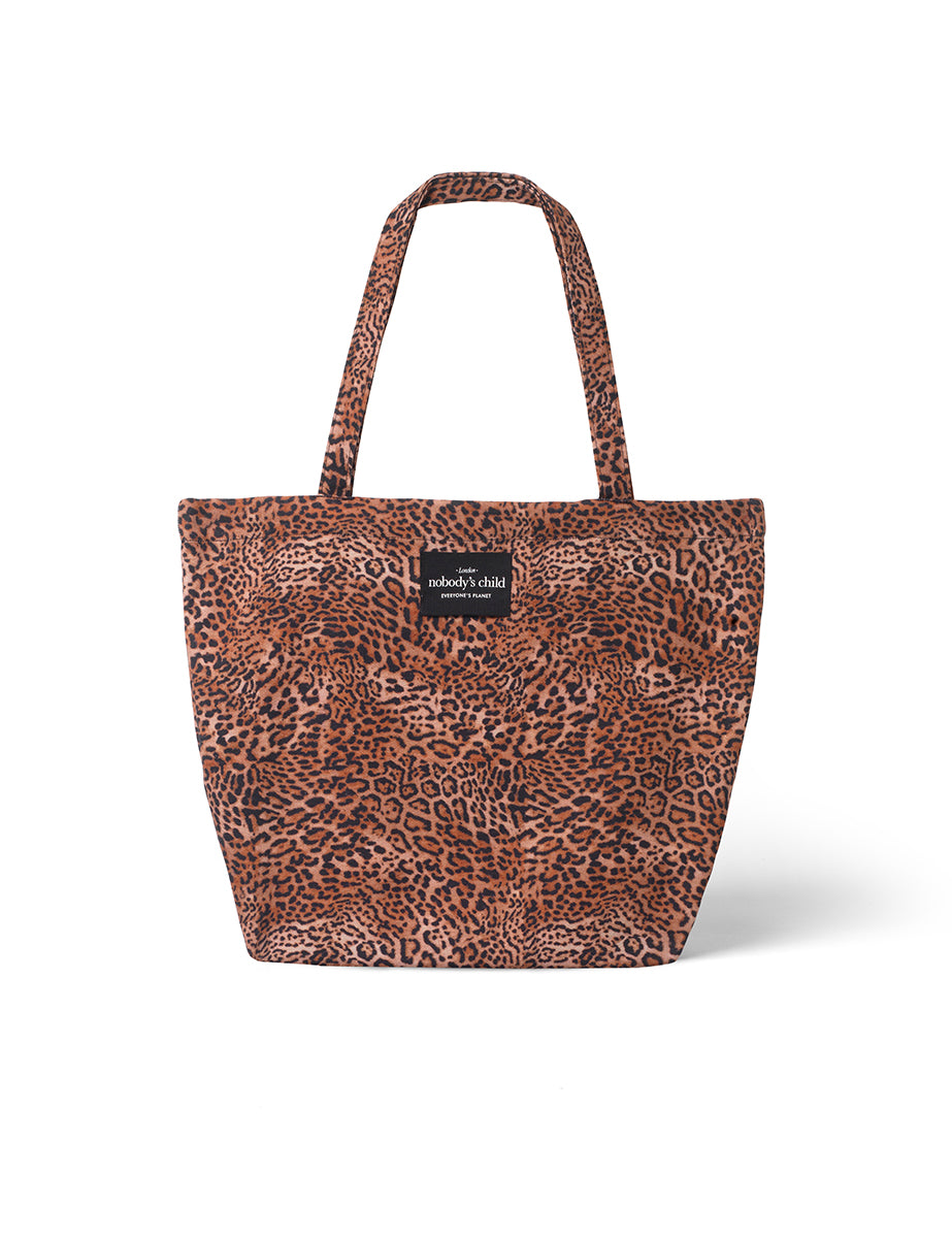 Leopard Print Tote Bag