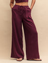 Plum Drawstring Trousers