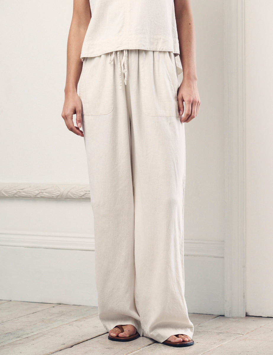 Petite cream trousers best sale