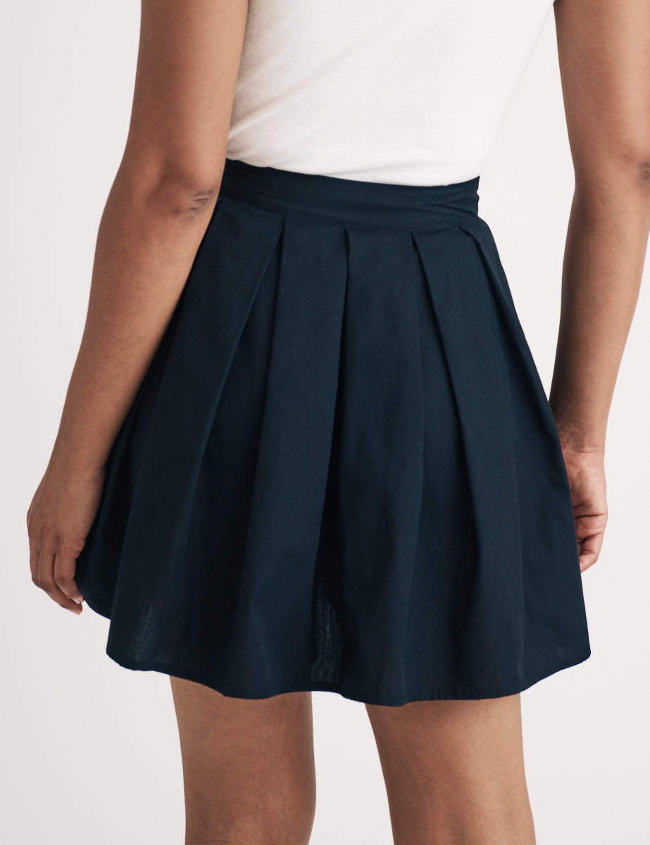 Black Box Pleat Mini Skirt