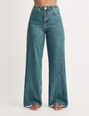 Vintage Mid Wash Wide Leg Jeans