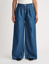 Mid Wash Wide Leg Ava Jeans