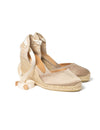 Beige Castaner Carina Satin Espadrilles