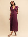 Plum Sienna Midi Dress