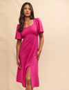 Pink Dee Dee Midi Dress