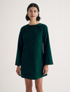 Green Cord Sarajevo Mini Dress