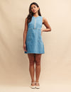 Light Blue Denim Homerton Mini Dress