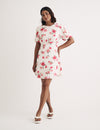 Pink Floral Benita Mini Dress