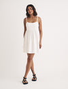 White Denim Dolly Mini Dress