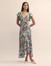 Watercolour Ditsy Floral Loubelle Midi Dress