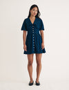 Dark Wash Denim Birdie Mini Dress