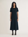 Black Jade Midi T-Shirt Dress