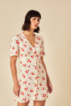 White Tomato Print Alexa Mini Dress