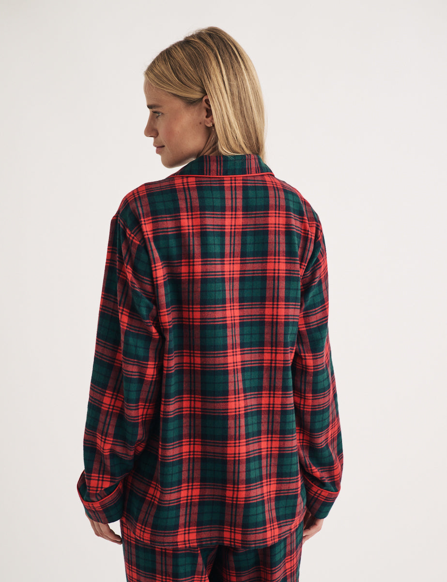 Tartan Pyjama Top