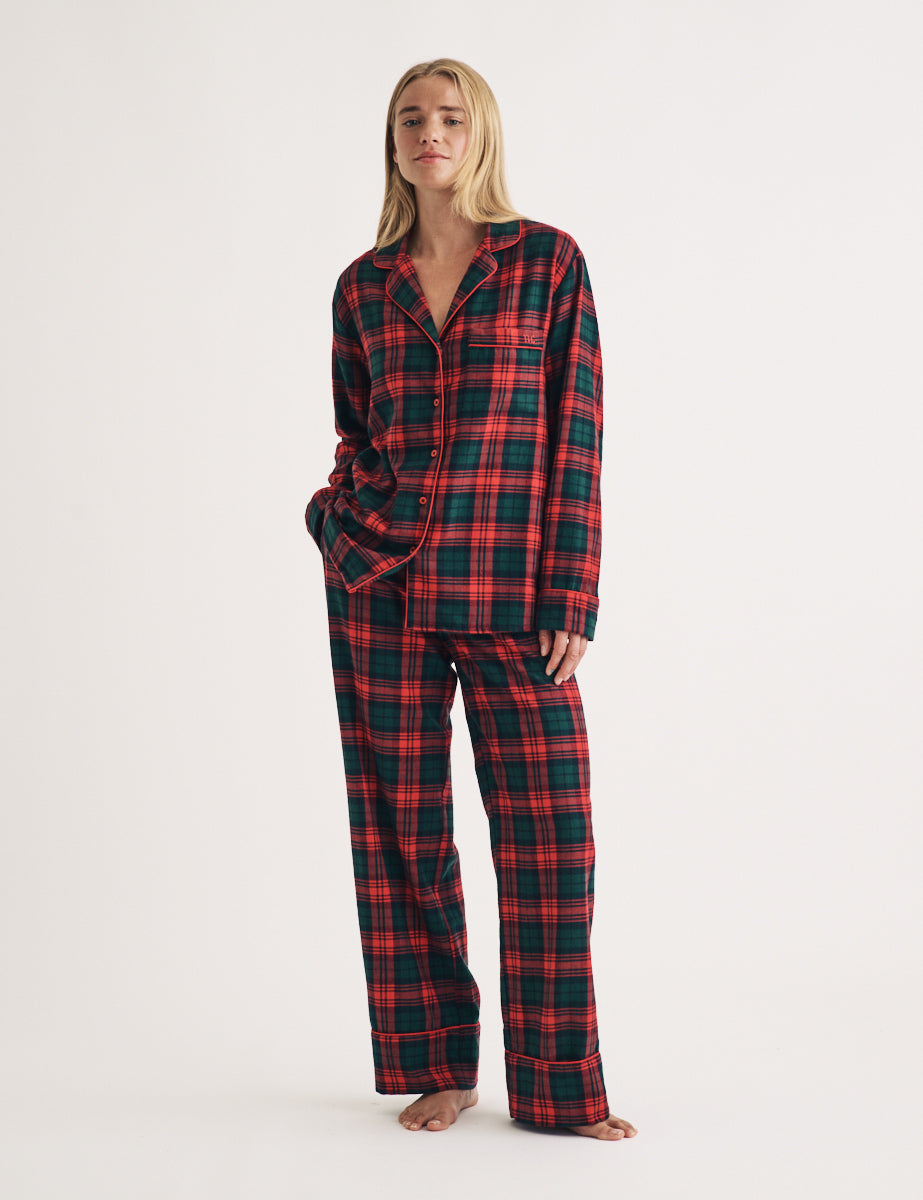 Tartan Pyjama Top