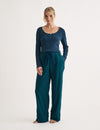 Green and Blue Check Pyjama Trousers