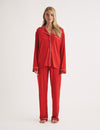 Red Pyjama Trouser Set