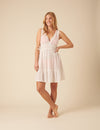 White Broderie Anglaise Mini Dress