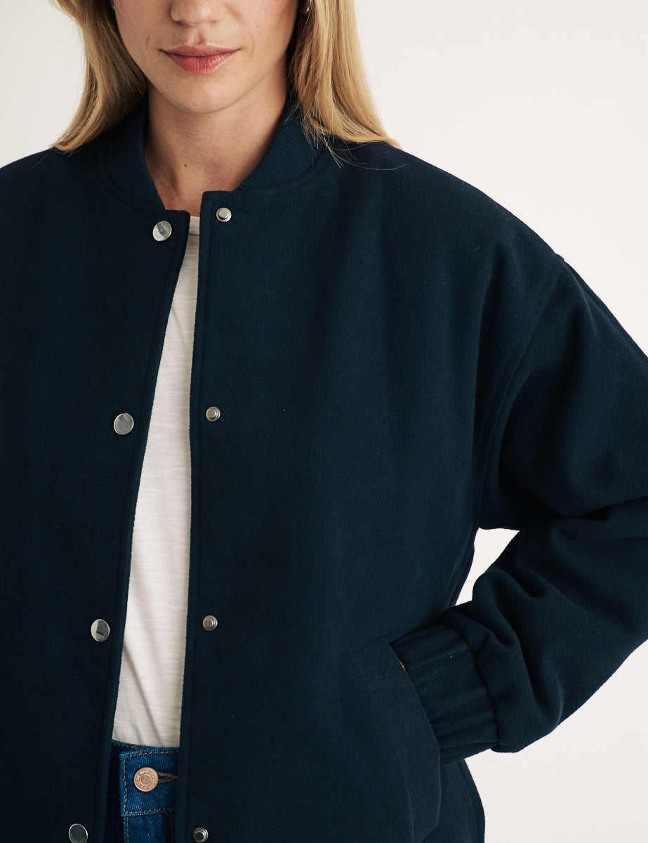 Navy Bomber Jacket