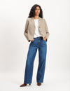 Heritage Check Cropped Blazer