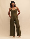 Khaki Green Maryana Jumpsuit