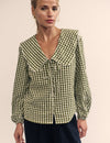 Green Long Sleeve Birdie Blouse