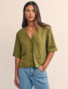 Olive Green Short Sleeve Shirt