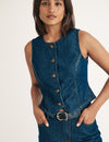 Dark Wash Denim Waistcoat