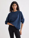 Navy Boxy Sweatshirt