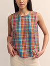 Rainbow Check Swing Top