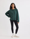 Green Boxy Sweatshirt