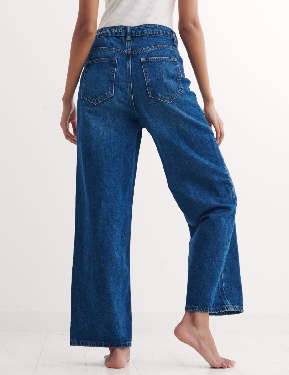 High Rise Wide Leg Indigo