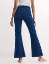 Mid Rise Slim Flare Indigo