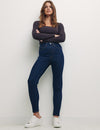 Mid Rise Skinny Jean in Indigo