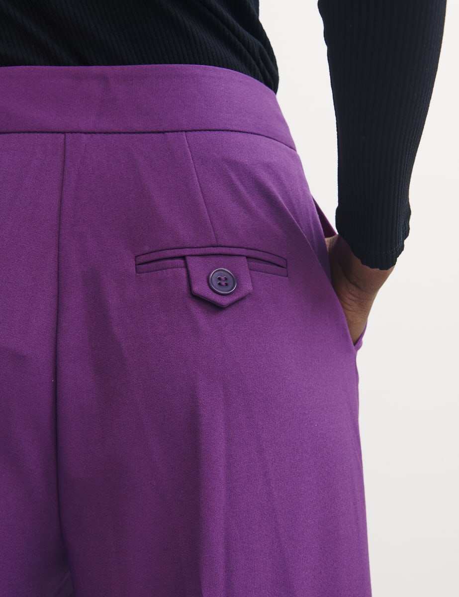 Fearne Cotton Purple Beth Trouser