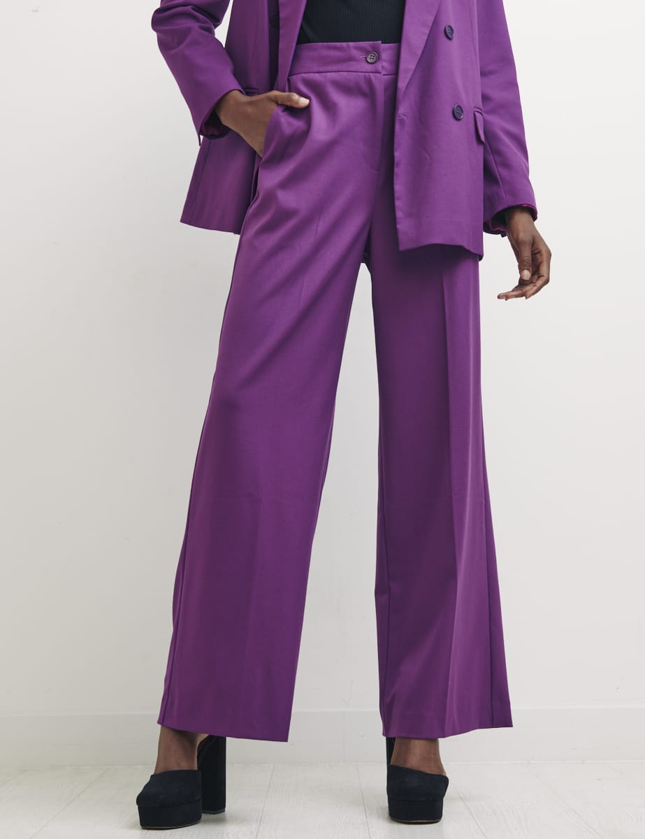 Fearne Cotton Purple Beth Trouser