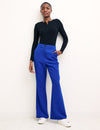 Blue Frankie Kick Flare Trouser