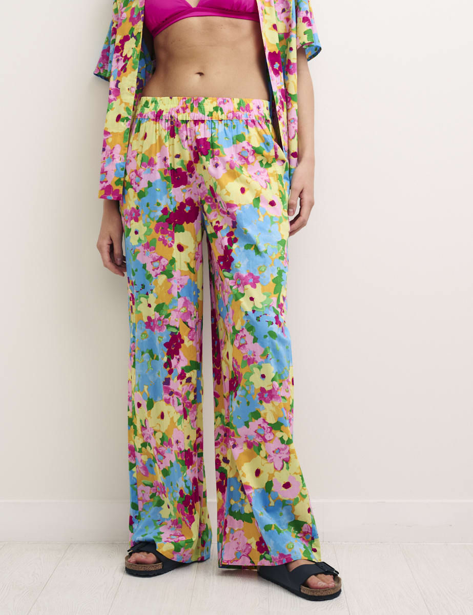 Multi Floral Lola Trousers