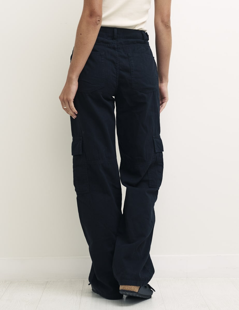 Black Pansy Utility Pant