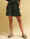 Khaki Towelling Shorts