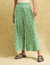 Green Brushstroke Zeena Trousers