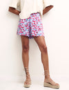 Pink and Blue Floral Flint Shorts