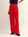 Fearne Cotton Red Tailored Straight Leg Trousers