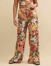 Petite Floral Drawstring Trousers