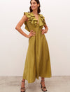 Green Coco Midi Dress