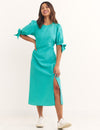 Green Esme Midi Dress