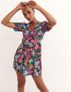 Multi Big Esme Floral Bloom Alexa Mini Dress